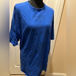 Disney Blue Stitch Graphic Tee